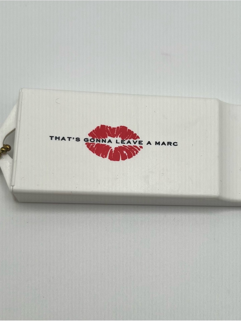 Marc Jacobs White Bandage Holder Vintage Keychain - Picture 2 of 4
